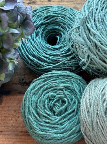 Jutegarn, Sisal, Hestehår