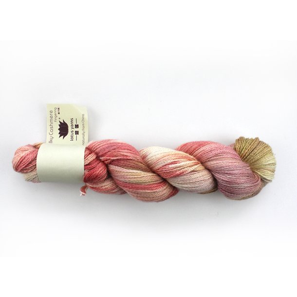 Hndfarvet, lime/rosa