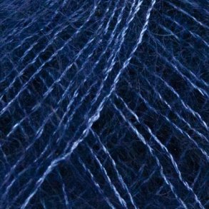 Silke/kid mohair - Marinbl