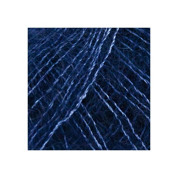 Silke/kid mohair - Marinbl