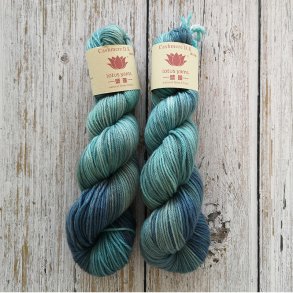 Cashmere DK - Petrol, bl, turkis mix