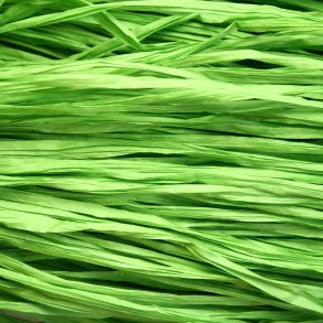 Papirgarn flad, klar lime