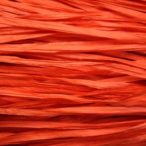 Papirgarn flad, klar orange