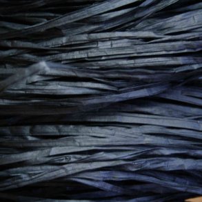 Papirgarn flad, sort